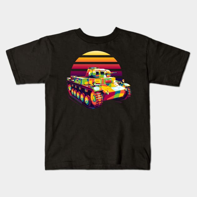 Panzer II Kids T-Shirt by wpaprint